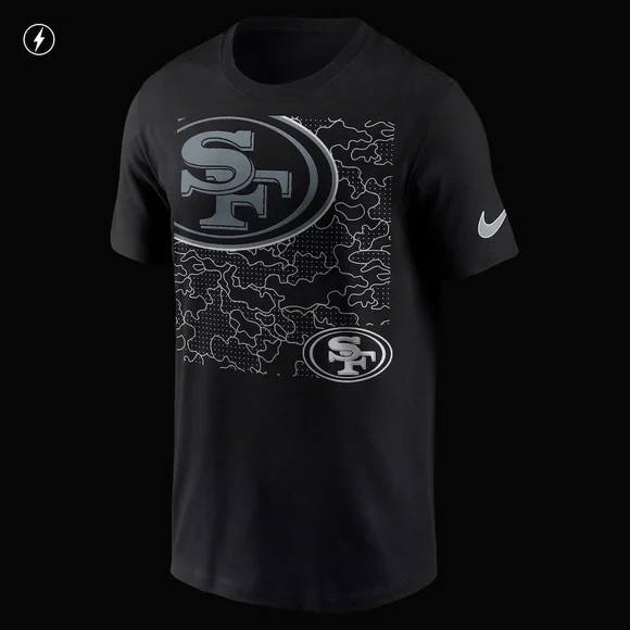 NEW NFL Shop Rflctv San Francisco 49Ers Tee - Size Large “RARE”! - Picture 3 of 8